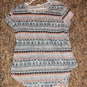 Short sleeve dressy shirt